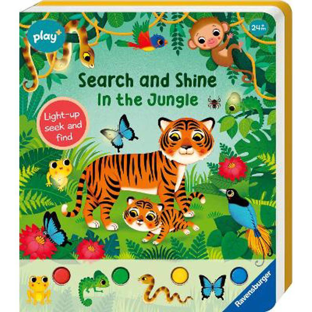 Ravensburger Play+ Infant & Toddler - Search and Shine In the Jungle: Light-up, seek and find - Federica Iossa